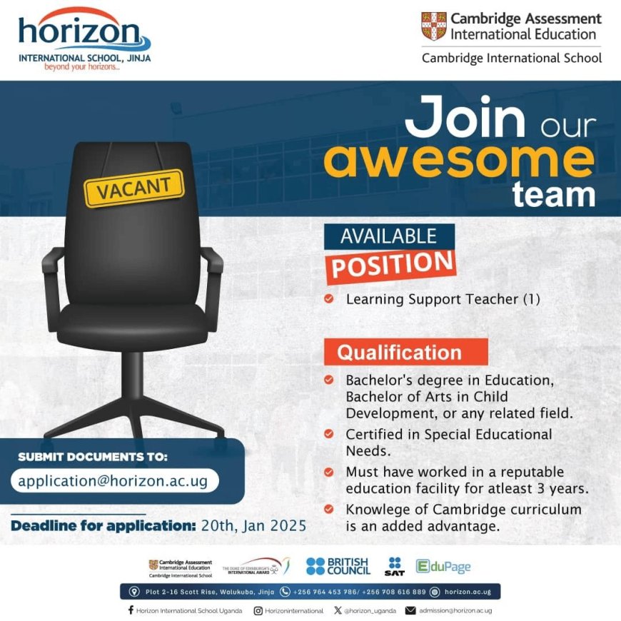 Support Teaching Needed at Cambridge International School